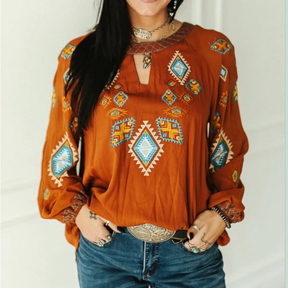 Lucky & Blessed Blouse - Picture 1 of 5